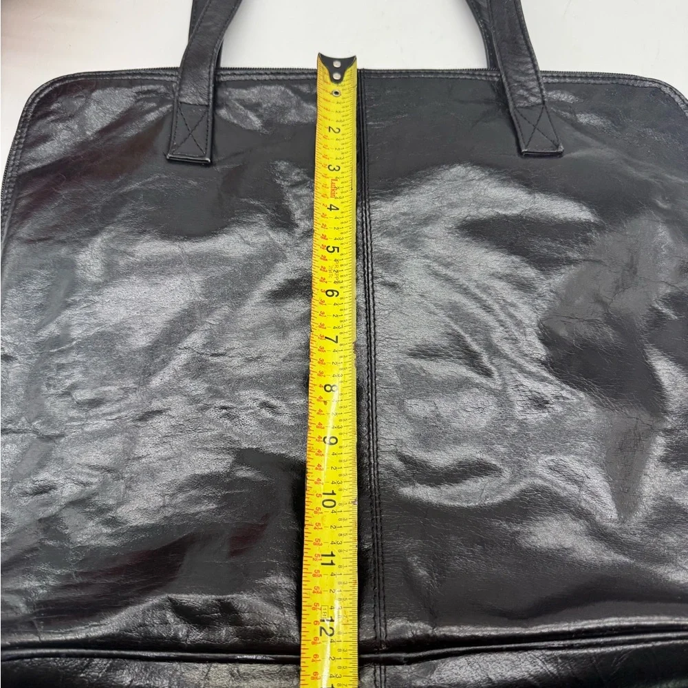 latico Black Leather Laptop Bag